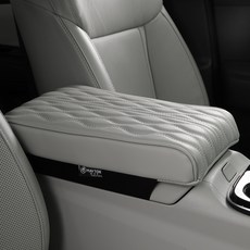 MAYTON 車用扶手高級中控台記憶棉坐墊, 灰色, 1個