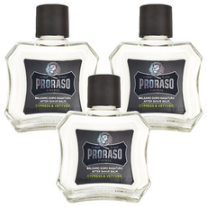 PRORASO 鬍後乳 專業版 柏樹香根草, 100ml, 3瓶