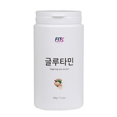 FITS BCAA Glutamine沖泡粉 原味, 500g, 1罐