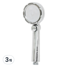 KOXINA 高水壓開關蓮蓬頭, 3個, 銀色