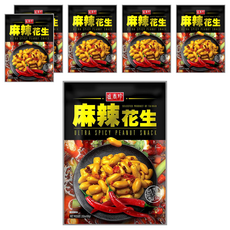 盛香珍 麻辣花生, 80g, 6包