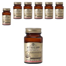 SOLGAR 生物素1000mcg膠囊, 50顆, 7罐