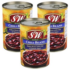 에스앤더블유 칠리빈스, 400g, 3개