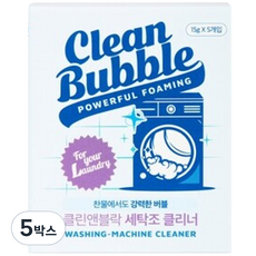클린앤블락 클린 버블 워싱 솔루션 5p, 75g, 5박스