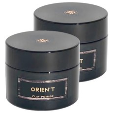 Orien't Clay Pomade, 霧面啞光 自然層次, 優異定型力 重塑性, 保持髮絲整天乾爽, 易清洗 不殘留, 100ml, 2件