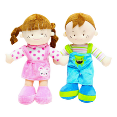 Toucher Bebe 柔軟雀斑娃娃, 31cm, 多色, 1組