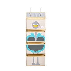 3 sprouts 壁掛式收納袋, 鴕鳥款