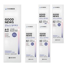 동아제약 굿뉴스 얼리체크 임신진단 테스트기, 4개입, 5개