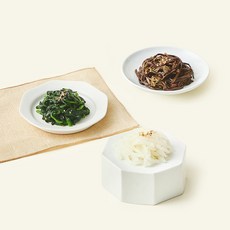 정미경키친 3색 나물 모둠B 세트 170g, 1세트