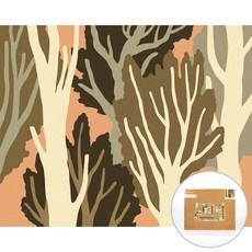 ARTJOY DIY 傑作繪畫大氣秋樹 40 x 50 cm, 混合顏色