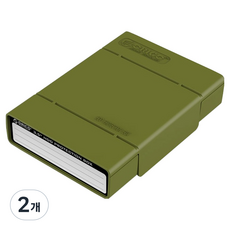 ORICO 奧睿科 3.5吋專用硬碟收納盒 162 x 116 x 37 mm PHP-35, PHP-35(卡其色), 2個