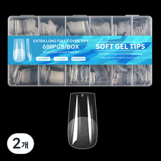 BARNA Edge Soft 方形美甲片 12款 x 50p 套組, 2個, 單一顏色