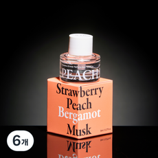 MILLAC 프로바이오틱스 3 Y케어 이너퍼퓸 피치머스크, 8ml, 6개