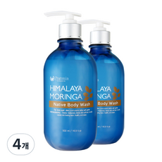 Pogonia 喜瑪拉雅辣木原生沐浴露, 500ml, 4瓶