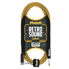 Muztek 復古音色吉他導線 L型 RS-700L TW, 7m, 1個