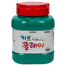 兒童黏土桶, 1個, 綠色, 500g