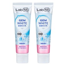 Lab52 齒妍堂 藍礦淨白牙膏 白桃烏龍, 110g, 2條
