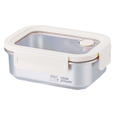 cook power 鍋寶 可微波316不鏽鋼保鮮盒 800ml, 1個