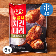 하림 누룽지 치킨다리 (냉동), 400g, 6개