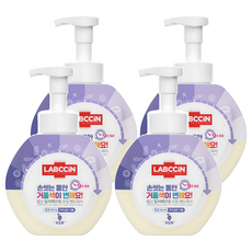 랩신 컬러체인징 포밍 핸드워시 포도향, 500ml, 4개