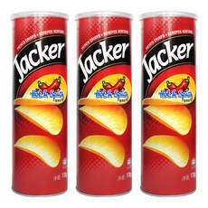 Jacker 洋芋片 香辣味, 110g, 3罐