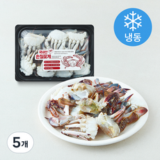 삼삼물산 손질 꽃게 (냉동), 5개, 500g