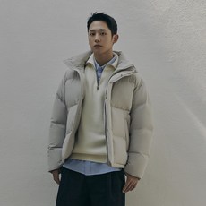 Mind Bridge 男款立領短版羽絨外套 MXDJ8150