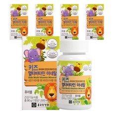 Chong Kun Dang 鍾根堂 孩童綜合維他命礦物質錠, 60顆, 5罐