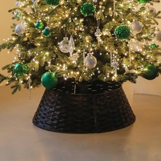 HOMETNER 藤編籃, 木色, 1個