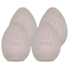 MIT 彩色蛋型珪藻土塊 4個 吸濕除臭 SGS認證, 272g, 1組