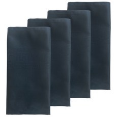 咖啡師亞麻毛巾, 海軍藍, 4個