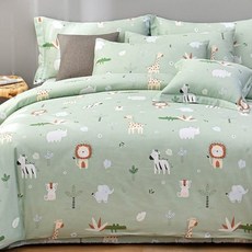 JUNYA TENCEL雙人 台灣製, 肯亞趣 綠色