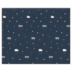 Mang Mang 小鹿蔓蔓 兒童PVC遊戲地墊 星空夜色 寶寶爬行墊 防滑地墊, 170 x 140 x 1.3cm