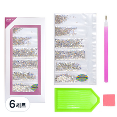 퍼니네일 풀스톤 네일아트세트, KN-S2012, 6세트