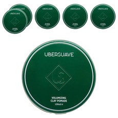 UBERSUAVE 強力定型髮泥 VOLUMIZING CLAY POMADE 霧面啞光, 100ml, 6個