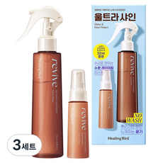 힐링버드 리바이브 노워시 트리트먼트 울트라 샤인 200ml + 32ml 세트, 3세트