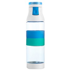 mir 一鍵式運動水壺, 藍色, 650ml, 1個