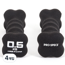 프로스펙스 네오프렌 아령, 0.5kg, 4개
