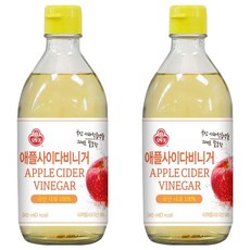 OTTOGI 不倒翁 蘋果醋, 345ml, 2個