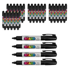 PENMAX 大容量白板筆 210, 4個, 黑色
