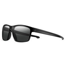 FANTON FANTON 偏光太陽眼鏡 FFG04, 煙燻鏡面(鏡片), 亮面黑(鏡框)