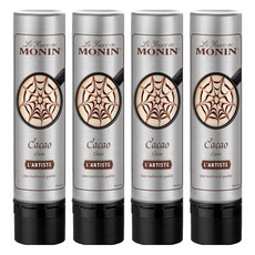 MONIN 莫寧 藝術家淋醬筆 可可風味, 150ml, 4瓶