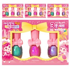 아임핑키 핑키페인트 유아매니큐어 3종, 4개, A세트