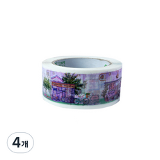 에이러블 포장용 박스테이프 50mm x 100m B0210, 4개, 10 풍경화