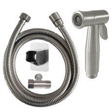 LEADER 麗達 多用途不繡鋼沖洗全配組 1.5m 搭黏貼掛座 NA102-15 255 x 155 x 100cm 金屬 480g, 1個