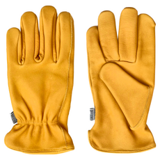 BAREBONES 經典工作手套 原色牛皮 L-XL, 黃色, 1雙