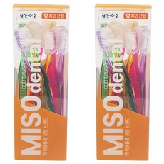 Miso Dental 成人雙細毛牙刷隨機發貨, 12入, 2個