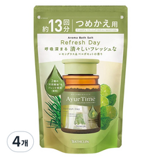 바스크린 아유르타임 리프레시데이 리필용, 4개, 520g