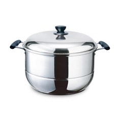 Cook Charmy 料理蒸鍋+蒸籠, 直徑32cm, 銀色