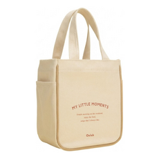 Oolab 良杯製所 小時光 美好假期提袋 23 x 18.5 x 12cm, 奶霜杏, 1個